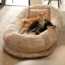 Luxury Super Large Sleep Deeper Oval Bed Human Dog Bed