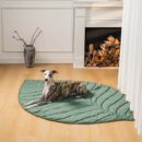 Super Large Leaf Shape Human Mat Dog Blanket