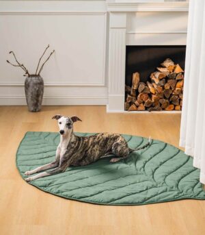 Super Large Leaf Shape Human Mat Dog Blanket