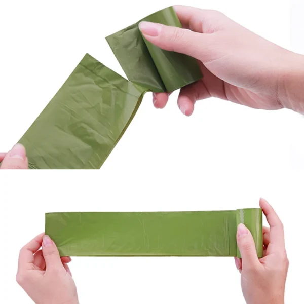 Biodegradable Compostable Disposable Custom Printed Eco Friendly Black Trash Garbage Pet Dog Waste Poop Poo Bag for Dogs - Image 4