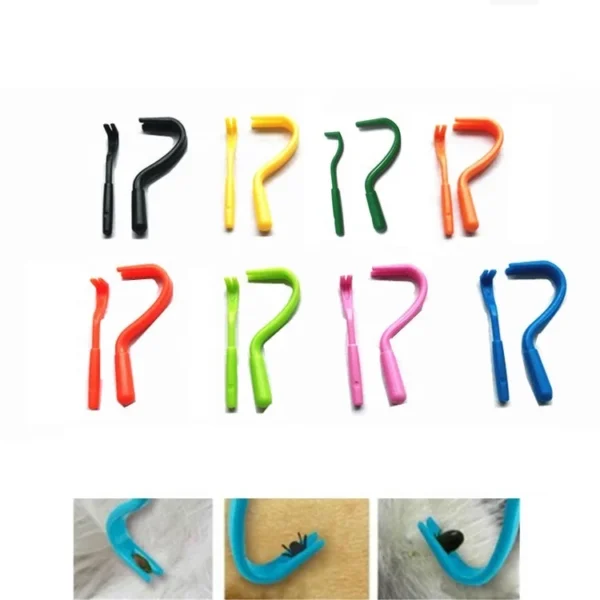 Manufacturer Wholesale Tpr Large Small Set Cat Pet Dog Flea Tick Remover - Image 3