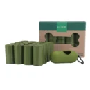 Biodegradable Compostable Disposable Custom Printed Eco Friendly Black Trash Garbage Pet Dog Waste Poop Poo Bag for Dogs