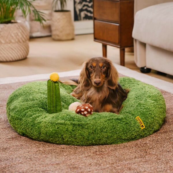 Jungle Explorer 2 in 1 Funny Plush Pet Bed - Nature Park - Image 6
