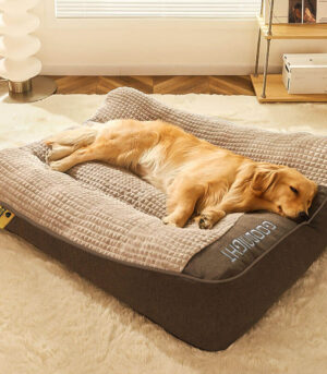 Large Thick Scratch-resistant Spine Protection Dog Cushion Bed