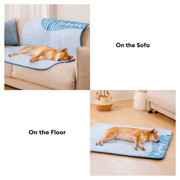 Large Washable Cooling Non-slip Dog Mat - Cooling Nap - Image 7