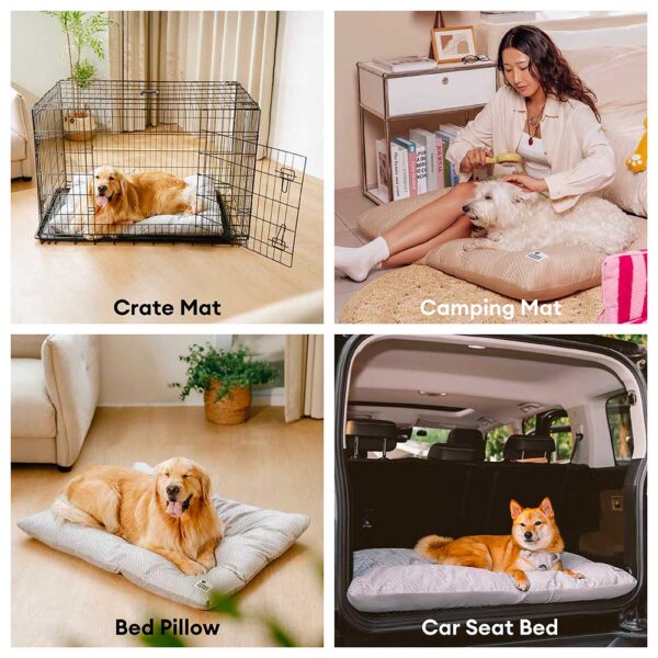 Dual-Sided Cozy Plush Calming Washable Dog Mats - Image 6