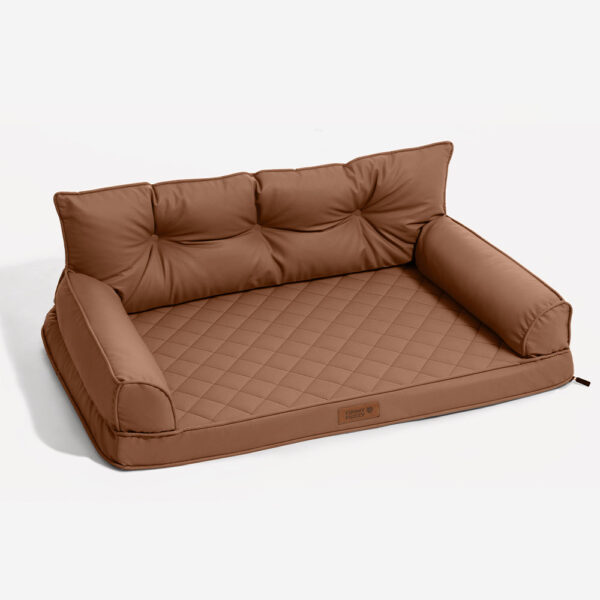 Luxe Faux Leather Foldable Orthopedic Large Dog Bed - CoreLounge - Image 25