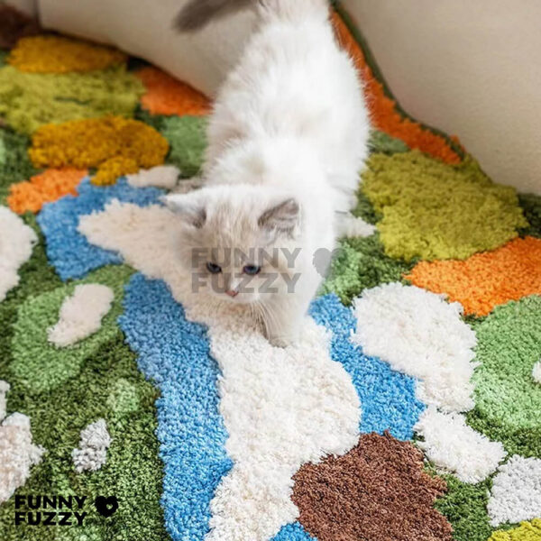 Wonderland Daisy Carpet Pet Mat Pet Rug - Image 10