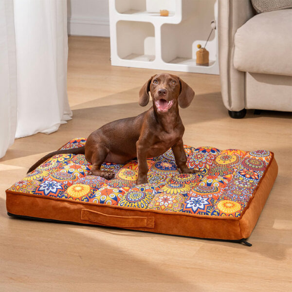 Moroccan Full Support Thickened Comfortable Orthopedic Pillow Dog Bed - Image 12