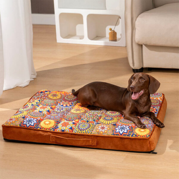 Moroccan Full Support Thickened Comfortable Orthopedic Pillow Dog Bed - Image 13