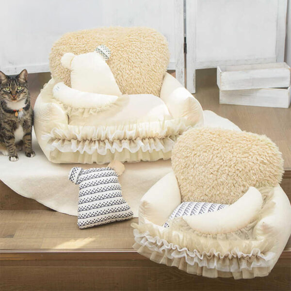 Nordic Soft Faux Lambwool Ultra-Warm Dog Bed - Image 2