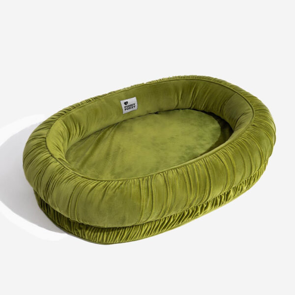 Oval Orthopedic Support Cozy Sleeping Detachable Dog & Cat Bed - Image 12