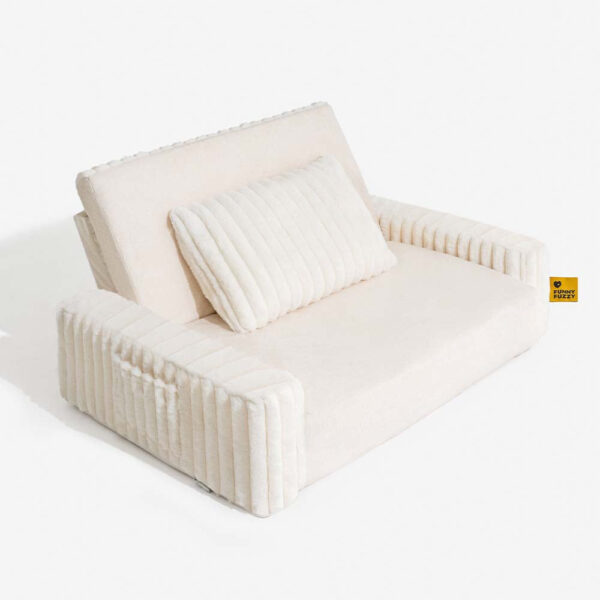 Plush Fluffy Large Orthopedic Human-Dog Bolster Bed - Image 39