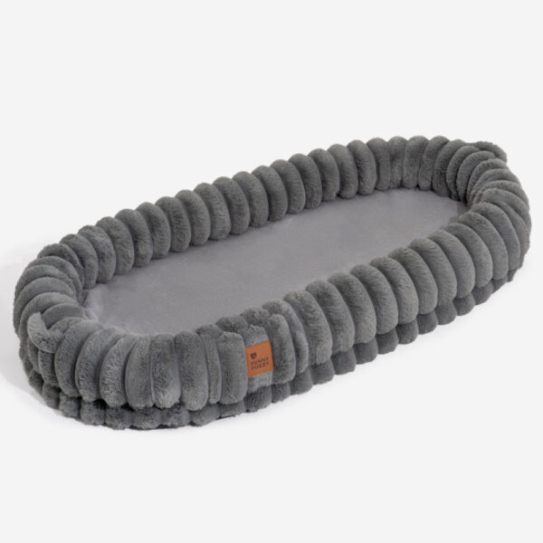Plush Fluffy Large Orthopedic Human-Dog Bolster Bed - Image 30