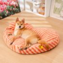 Plush Heart Fluffy Calming with Pillow Dog & Cat Bed
