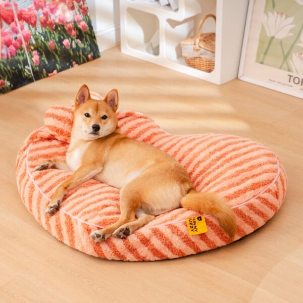 Plush Heart Fluffy Calming with Pillow Dog & Cat Bed - Image 9