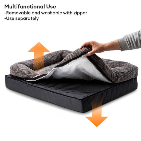 Spacious Cozy Durable Orthopedic Washable Dog & Cat Bed - Image 5