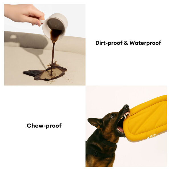 Outdoor Waterproof ＆ Chew-proof Memory Foam Orthopedic Dog Mat - Trek Lounge - Image 3