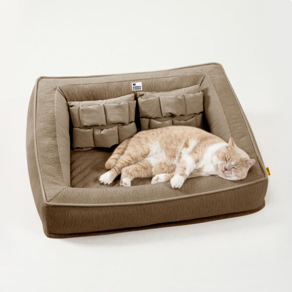 Comfort Orthopedic Support Dog Sofa Bed with Pillows - Image 14