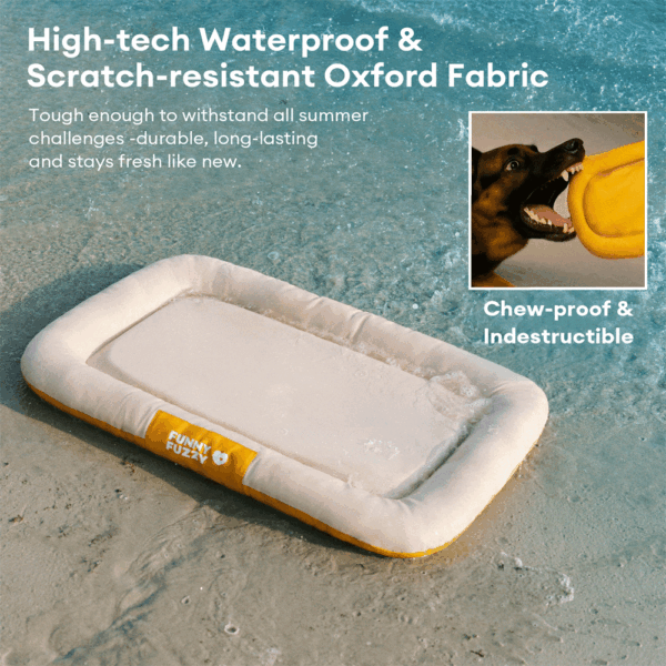 Outdoor Waterproof ＆ Chew-proof Memory Foam Orthopedic Dog Mat - Trek Lounge - Image 5