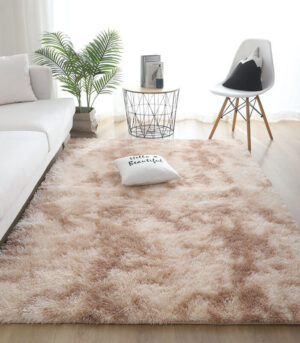 Chic Cozy Plush Tie-Dye Homes Rug Pet Mat