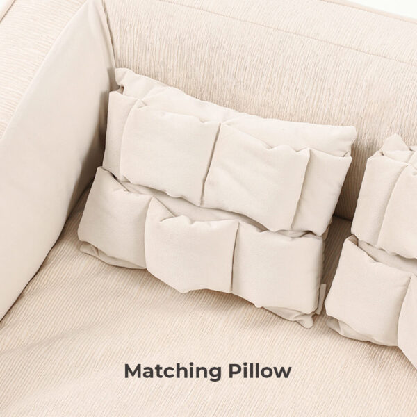 Comfort Orthopedic Support Dog Sofa Bed with Pillows - Image 6