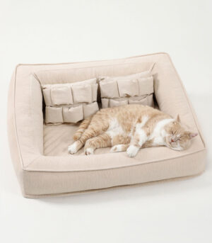 Comfort Orthopedic Support Dog Sofa Bed with Pillows