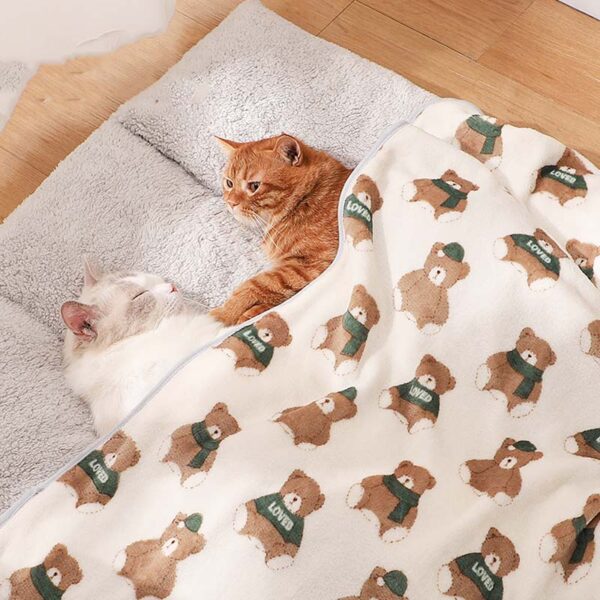 Pet Blanket Super Soft Cat Kneading Blanket - Image 2