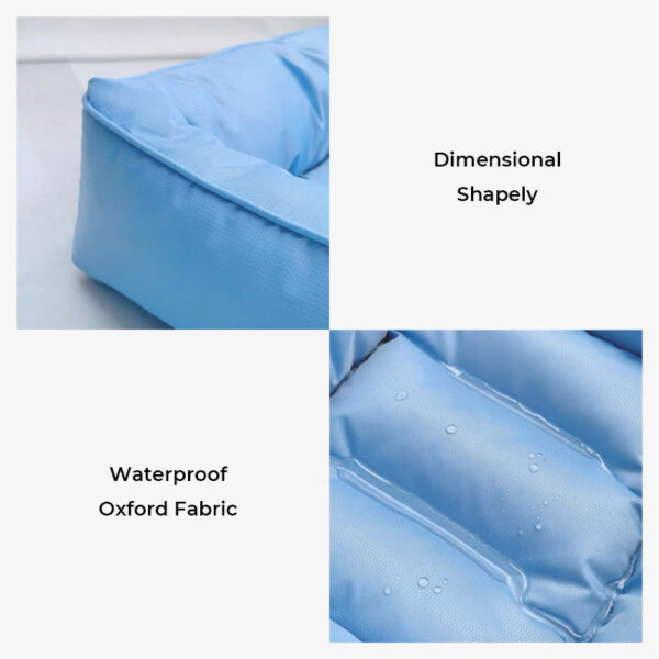 Waterproof Square Medium Cooling Dog & Cat Bed - Image 3