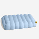 Large Washable Creamy Cozy Flat Dog Beds - Cheesecake