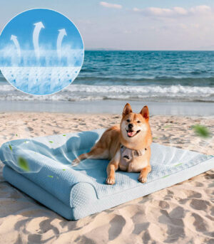 Large Cooling Breathable Non-Slip Orthopedic Dog Bed