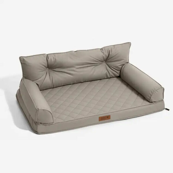 Luxe Faux Leather Foldable Orthopedic Large Dog Bed - CoreLounge - Image 18