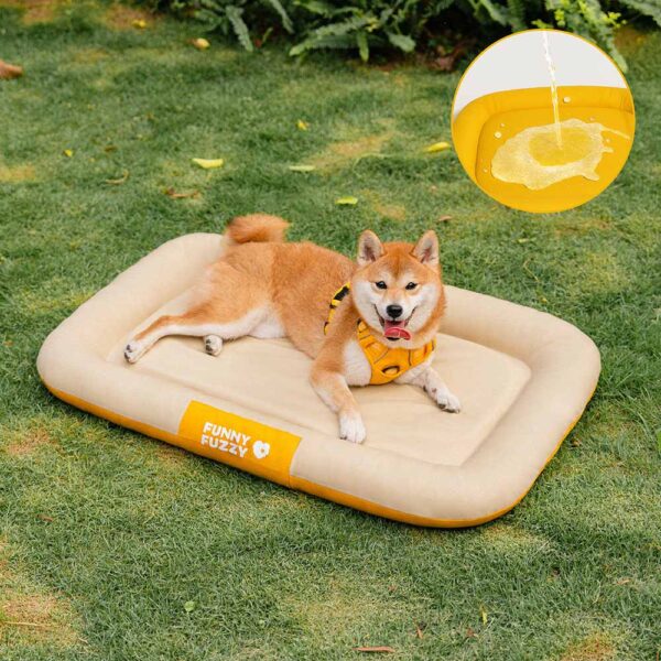 Outdoor Waterproof ＆ Chew-proof Memory Foam Orthopedic Dog Mat - Trek Lounge - Image 2